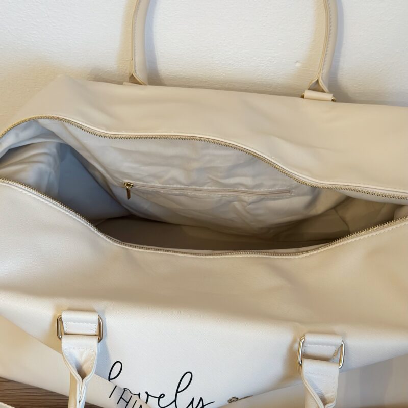 Reisetasche/Weekender beige lovely things inside